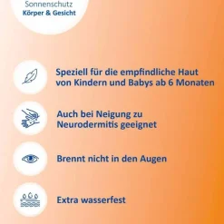 Ladival empfindliche Kinderhaut Milch LSF 50 + , 200 ml><noscript><img width=