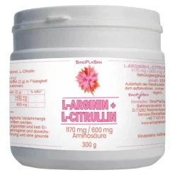 L-Arginin / L-Citrullin Aminosäure Pulver, 300 g