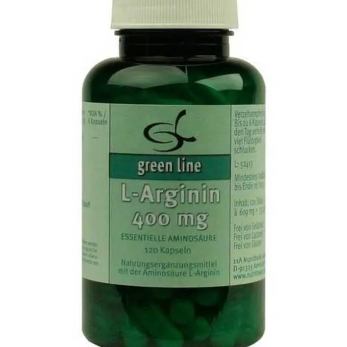 Green line Nutritheke L-Arginin 400 mg Kapseln, 120 St> Aminosäuren