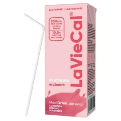 Laviecal Platinum Drink Erdbeere, 200 ml