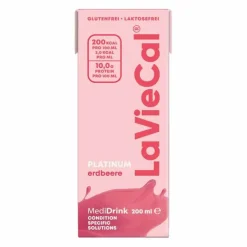 Laviecal Platinum Drink Erdbeere, 200 ml