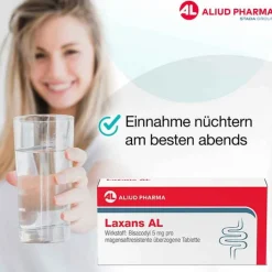 Aliud Pharma LAXANS AL Tabletten, 10 St><noscript><img width=