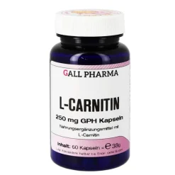 Hecht Pharma L-Carnitin 250 mg Kapseln, 60 St> L-Carnitin|Carnitin
