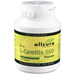 Allcura L-Carnitin Kapseln 500, 60 St> L-Carnitin|Carnitin