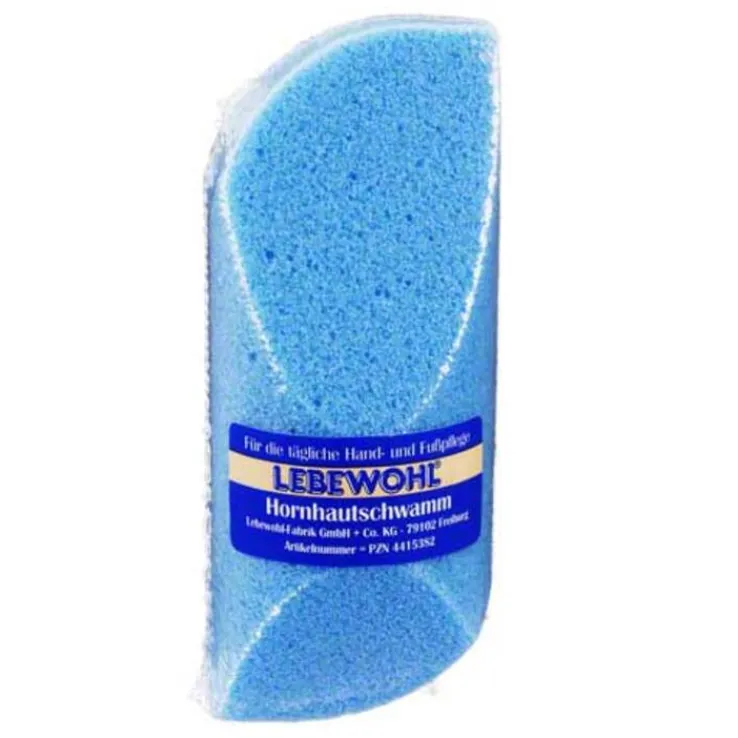Lebewohl Hornhaut-Schwamm, 1 St