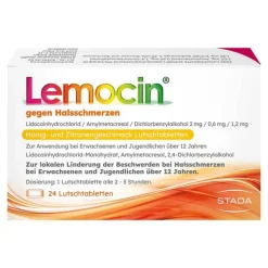 Lemocin® gegen Halsschmerzen Honig- und Zitronengeschmack, 24 St