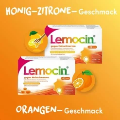 Lemocin® gegen Halsschmerzen Orangengeschmack, 24 St