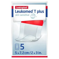 Leukomed ® T plus skin sensitive 5x7,2 cm, 5 St> Spezialpflaster