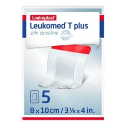 Leukomed® T plus skin sensitive 8x10 cm, 5 St