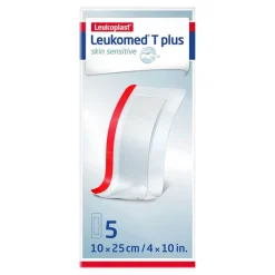 Leukomed ® T plus skin sensitive 10x25 cm, 5 St> Spezialpflaster