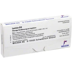Weleda Levico D 3 Ampullen, 8X1 ml> Herz, Kreislauf & Venen