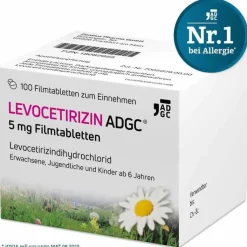 LEVOCETIRIZIN ADGC® 5 mg Filmtabletten, 100 St