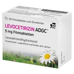 LEVOCETIRIZIN ADGC® 5 mg Filmtabletten, 50 St
