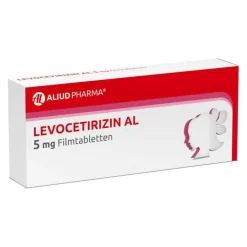 Aliud Pharma LEVOCETIRIZIN AL 5 mg Filmtabletten, 50 St> Allergie Medikamente|Levocetirizin