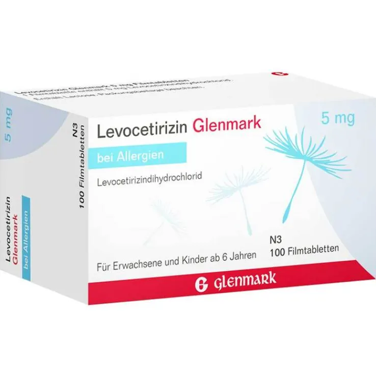 Levocetirizin Glenmark 5 mg Filmtabletten, 100 St