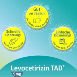 Levocetirizin TAD® 5 mg Filmtabletten, 50 St