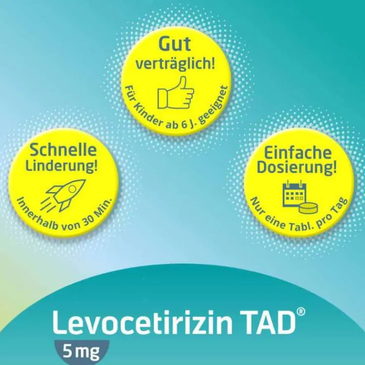Levocetirizin TAD® 5 mg Filmtabletten, 100 St