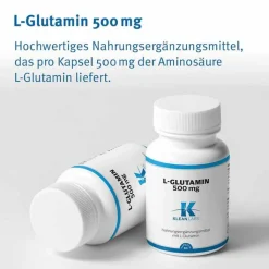 L-Glutamin 500 mg Kapseln, 60 St