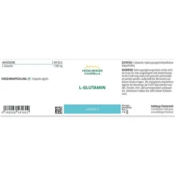 Heidelberger Chlorella L-Glutamin Kapseln, 120 St> Aminosäuren
