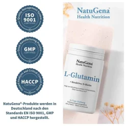 Natugena L-Glutamin Pulver, 150 g><noscript><img width=