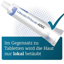 Lidocain / Prilocain ADGC 25 mg / g + 25 mg / g Creme, 30 g