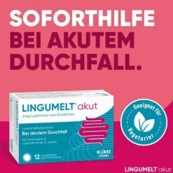 Lingumelt akut Schmelztabletten, 12 St> Mittel Gegen Durchfall & Erbrechen|Durchfallmittel