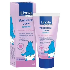 Linola Baby & Kind Wundschutzcreme sensitive, 50 ml>Kinder Haut- & Haarpflege|Für Kinder