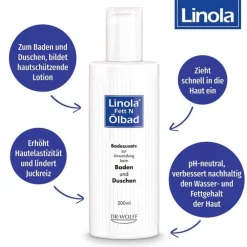 Linola fett N Ölbad, 200 ml> Trockene & Sensible Haut|Bäder