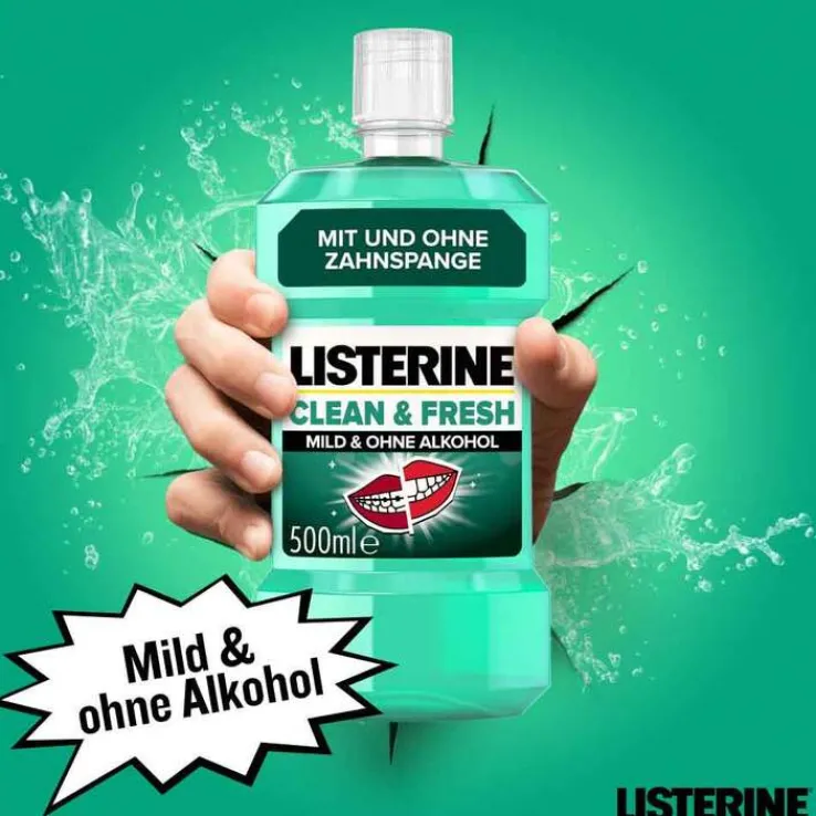 Listerine Clean & Fresh Mundspülung, 500 ml