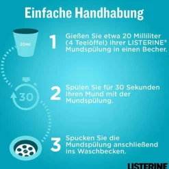 Listerine Cool Mint Lösung, 600 ml> Mundspülung|Mundpflege