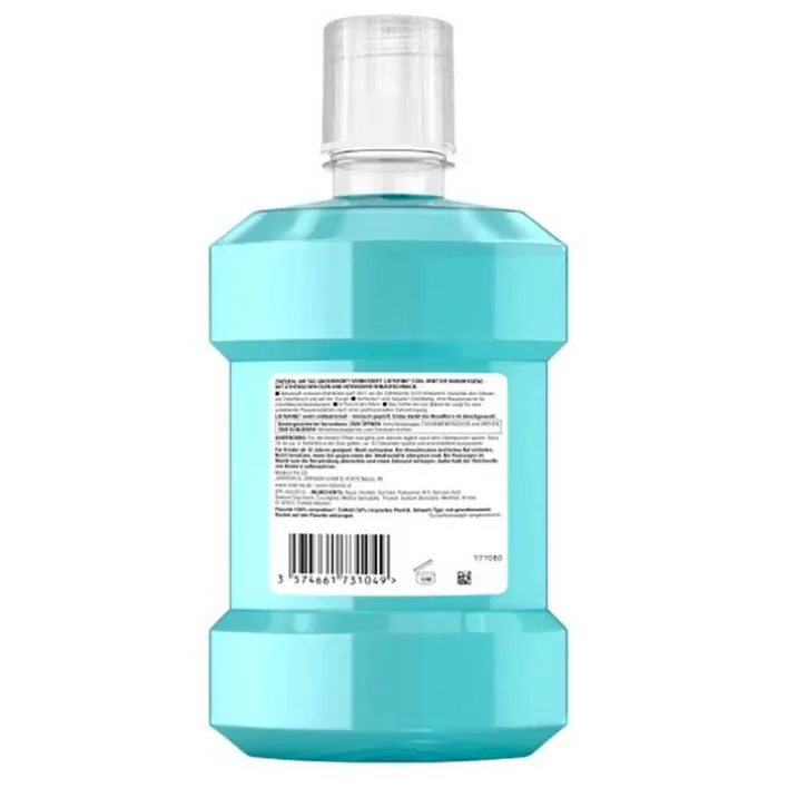 Listerine Cool Mint Mundspülung, 1 l> Mundspülung