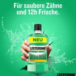 Listerine Fresh Mint Mundspülung, 600 ml