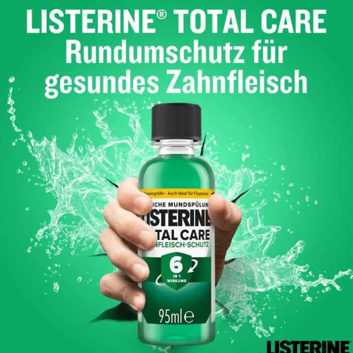 Listerine Total Care Zahnfleisch-Schutz Mundspül., 95 ml> Mundspülung