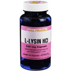 Hecht Pharma L-Lysin 500 mg GPH Kapseln, 100 St> Aminosäuren