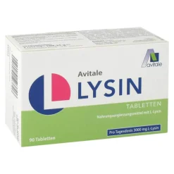 Avitale L-Lysin 750 mg Tabletten, 90 St> Aminosäuren|Herpes