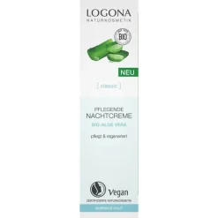 Logona Classic pflegende Nachtcreme Bio-Aloe Vera, 30 ml