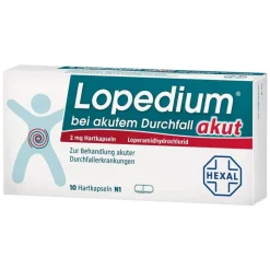 Lopedium akut bei akutem Durchfall Hartkapseln, 10 St