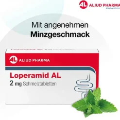 Aliud Pharma Loperamid AL 2 mg Schmelztabletten, 12 St><noscript><img width=