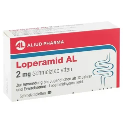 Aliud Pharma Loperamid AL 2 mg Schmelztabletten, 6 St> Mittel Gegen Durchfall & Erbrechen|Durchfallmittel