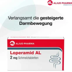 Aliud Pharma Loperamid AL 2 mg Schmelztabletten, 6 St><noscript><img width=