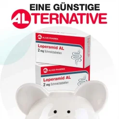 Aliud Pharma Loperamid AL 2 mg Schmelztabletten, 6 St><noscript><img width=