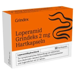 Grindeks Loperamid 2 mg Hartkapseln, 10 St> Mittel Gegen Durchfall & Erbrechen|Durchfallmittel