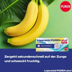 Loperamid PUREN akut 2 mg Schmelztabletten, 6 St