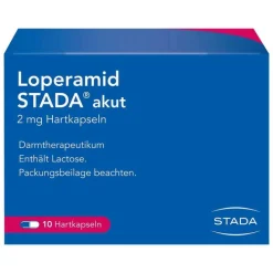 Stada Loperamid ® akut 2 mg Hartkapseln, 10 St> Durchfallmittel