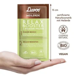 Luvos Heilerde Relax Booster & Clean Maske 2 + 7,5ml, 1 P> Heilerde|Gesichtsmasken