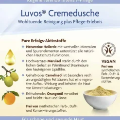 Luvos Naturkosmetik Cremedusche mit Orangenöl, 200 ml