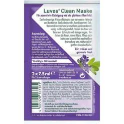 Luvos Naturkosmetik Heilerde Clean-Maske, 2X7.5 ml