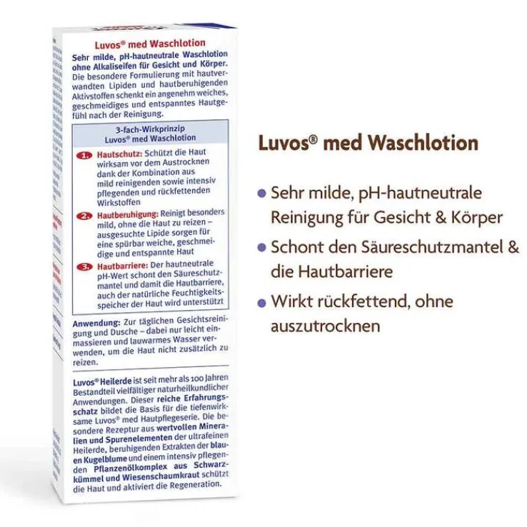 Luvos Naturkosmetik Med Wasch- und Duschlotion, 200 ml