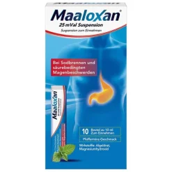 Maaloxan 25 mVal Suspension, 10X10 ml> Sodbrennen Medikamente