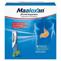 Maaloxan 25 mVal Suspension, 50X10 ml